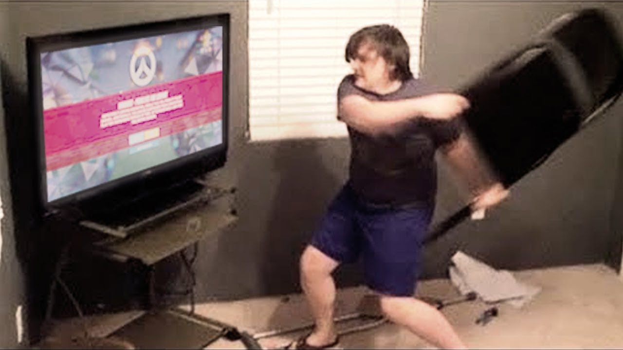 Funniest Gamer RAGE Quit Compilation! LOL - YouTube